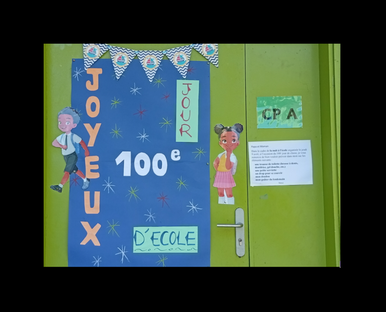 100ème jour d’école CP – Grain de soleil